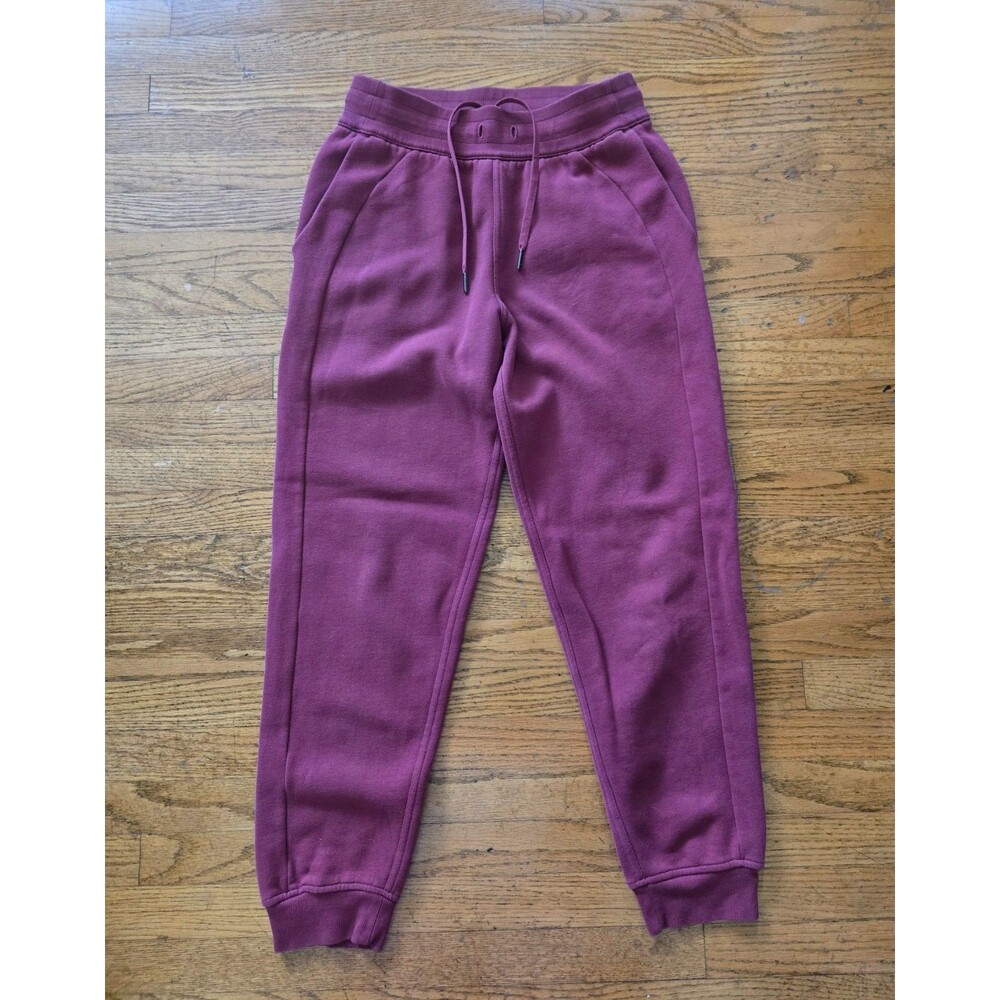 Lululemon Scuba High Rise Jogger Sweatpants Smokey Red Womens Size 6